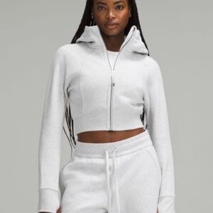 Lululemon cropped scuba gray